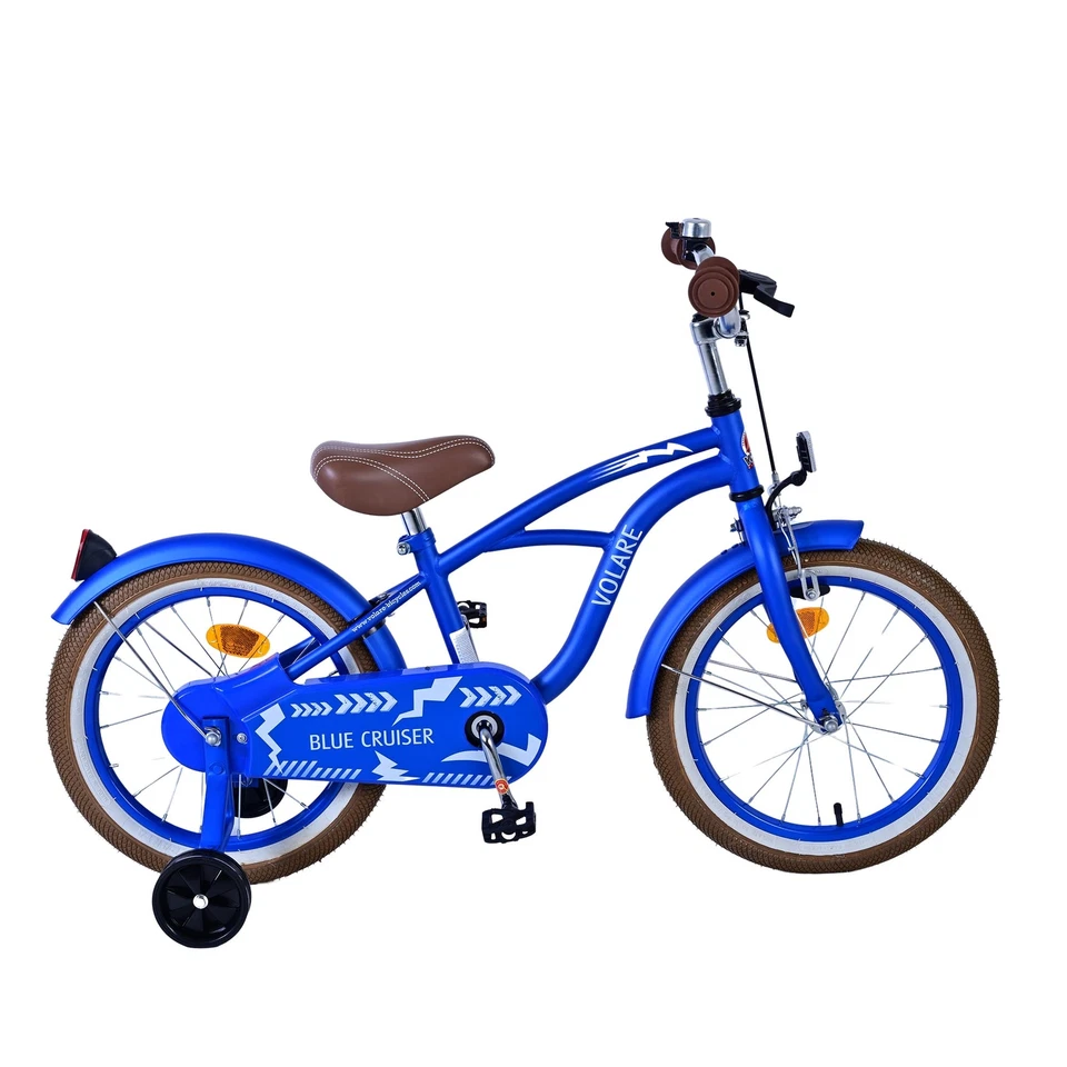 16 Zoll Kinderfahrrad Mädchen Jungen 105-120cm ab 4 Jahre Volare Blue Cruiser