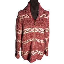 Eddie Bauer Women's Size Medium Wool Blend Cardigan -Vintage-90's