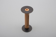 Early wood core metal tips 116 film take-up/reload beau Brownie 2a spool GREAT
