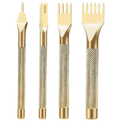 Leather Hole Punches Craft Tool 1/2/4/6 Prong DIY Diamond Lacing Stitching Punch