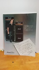 MARSHALL AMPLIFIERS JIM MARSHALL 1989 GUITAR PRINT AD 11 X 8.5      b5