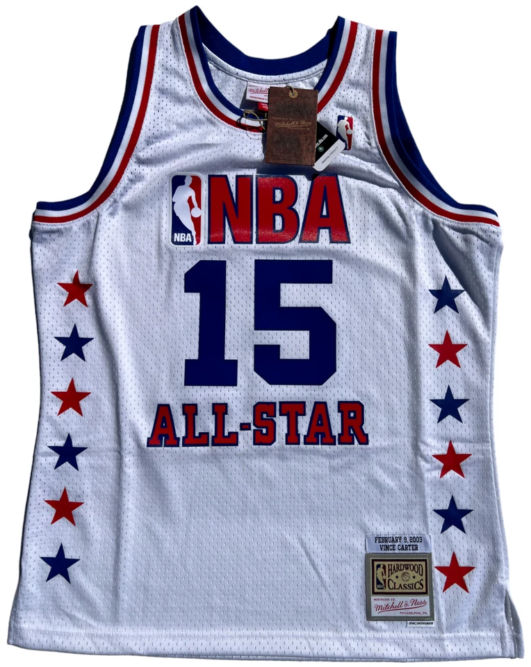 2003 VINCE CARTER SIGNED TORONTO RAPTORS ALL STAR BASKETBALL JERSEY JSA COA - Image 3 of 4
