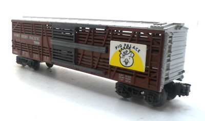 **No Box** O Gauge - Lionel - 6-7808 - Northern Pacific Pig Palace Stock Car