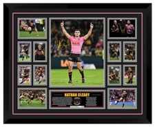 Nathan Cleary Penrith Panthers NRL Signed Framed Memorabilia