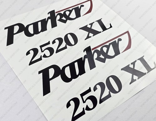 PARKER BOAT 2520 XL LOGO DECALS STICKERS Set of 2 10" LONG - Picture 2 of 4