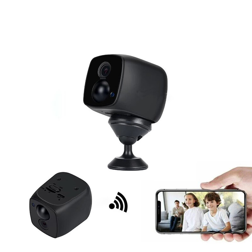 Mini caméra de surveillance WIFI intérieure avec détection de mouvement automatique