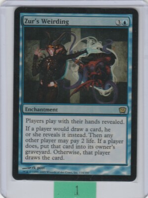 Zur's Weirding FOIL * 9th Edition * Singles * MTG Magic the