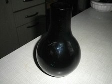 Georg Jensen Cafu Designer Glas Vase nachtblau signiert sehr guter Zustand !!!