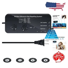 Powerful Ultrasonic Bat Remover Covering 7000 Sq. Ft - Easy Installation