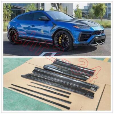 Real Carbon Fiber Sideskirts Side Skirt Lip Cover For Lamborghini Urus Tc Style