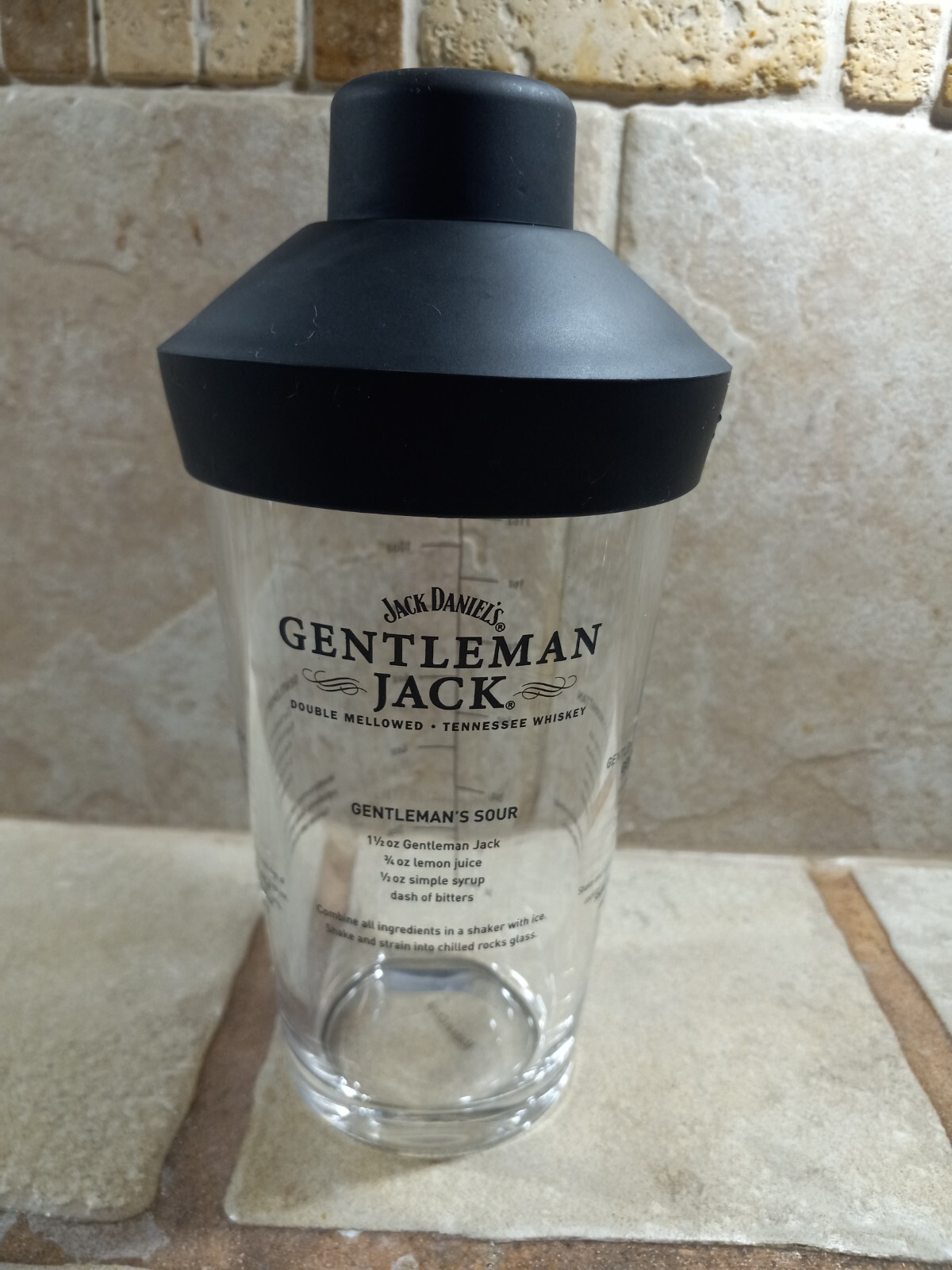 Jack Daniels Gentleman Jack Mixer Shaker Pint Glass eBay