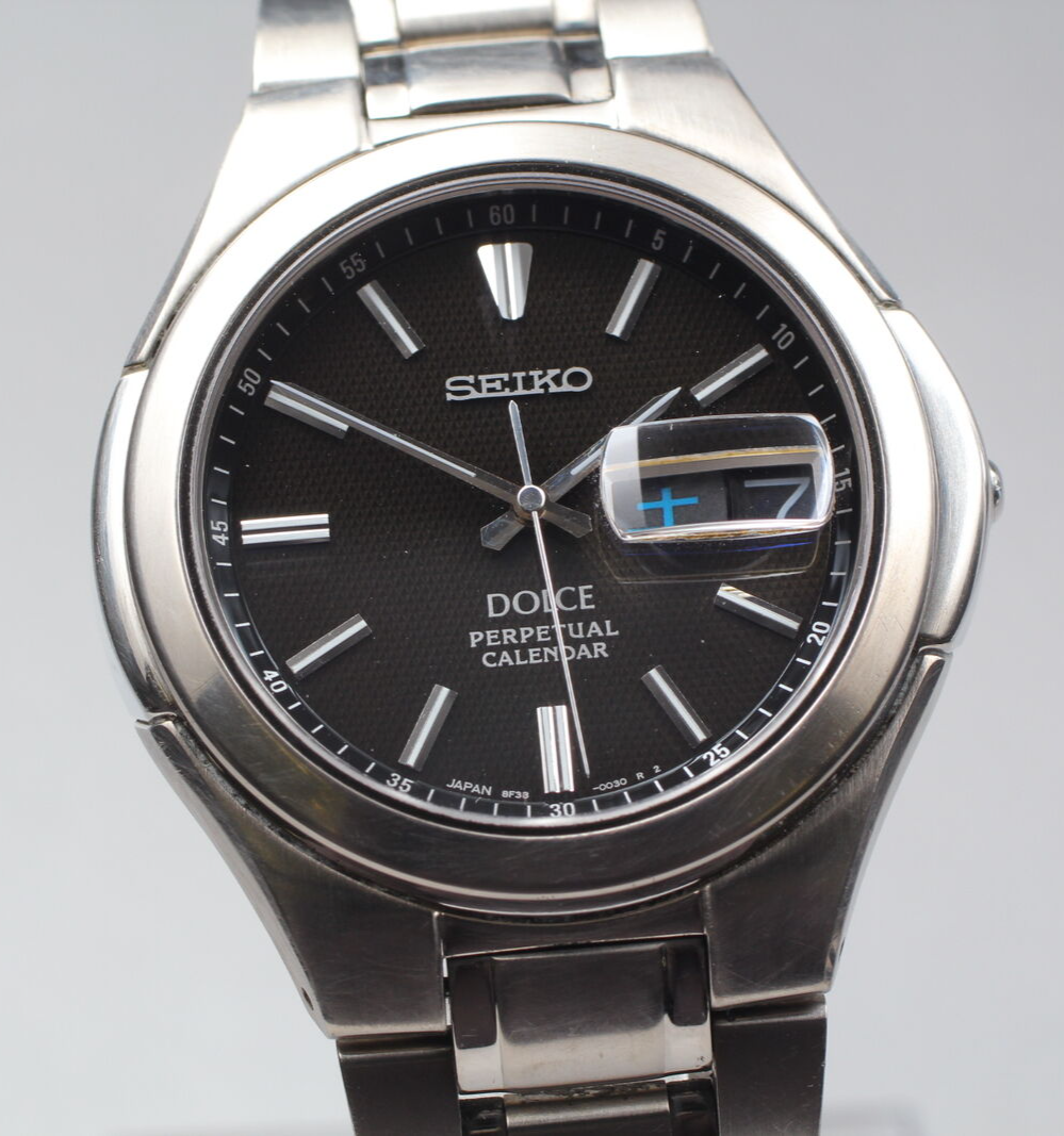 美品] SEIKO DOLCE パーペチュアルカレンダー 8F33-0030