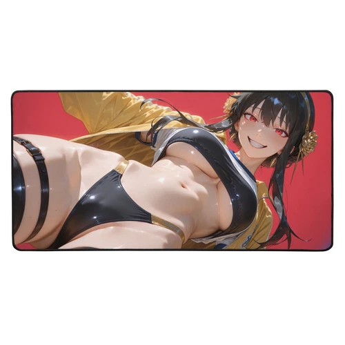 Yor Forger Spy Waifu 16"x32" XL Mouse Pad Desk Mat Gaming Play Mat Ecchi TCG CC