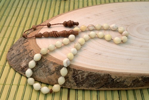 Kuka imam and Camel bone 33 beads Tasbih Islamic Prayer Beads Misbaha 302140R - Picture 17 of 23