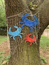 Crab Nautical Wood Decor