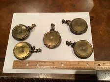 1 Old WWII Banjo Style Gun Oiler Oil Can Army Military Chain Top