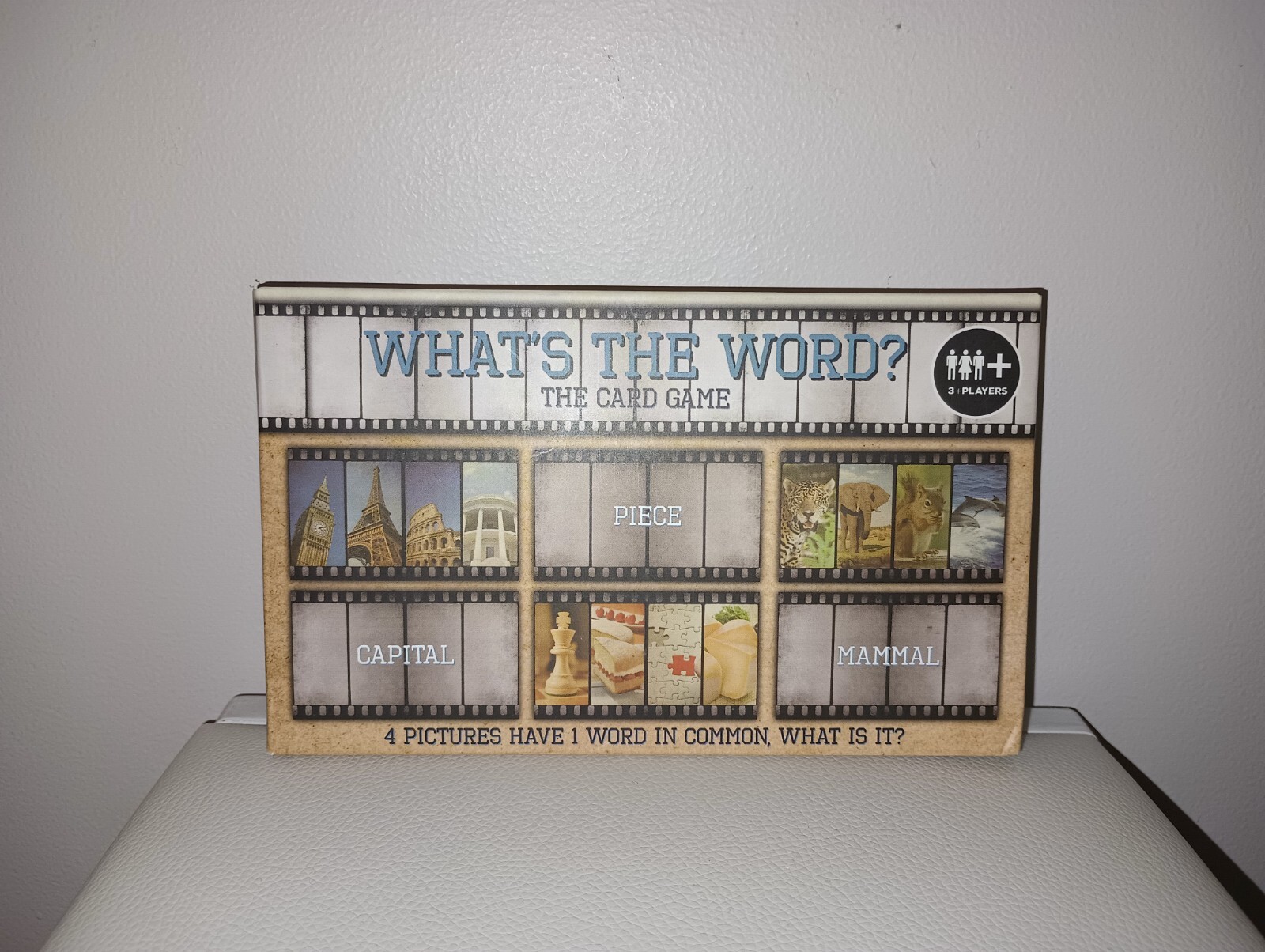 WHAT’S THE WORD? The Card & Photo Game PALADONE 3+ Players EUC Complete!