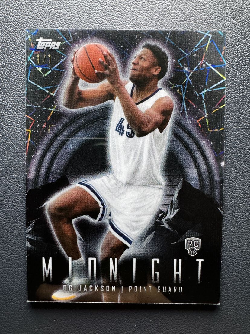2023-2024 Topps Midnight GG Jackson II #97 RC Rookie Black Light 1/1 One of One