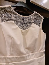 womens cream dress size 16
