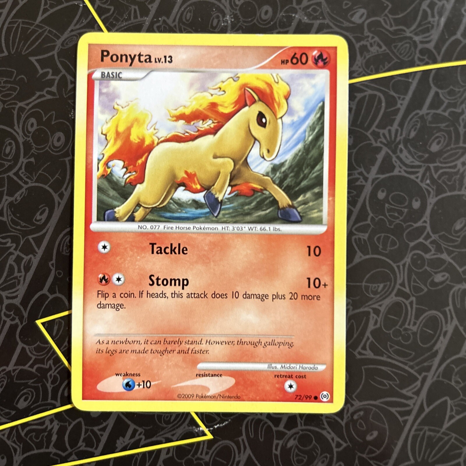 Ponyta 72/99 - 2009 - Common - Platinum Arceus - POKEMON CARD