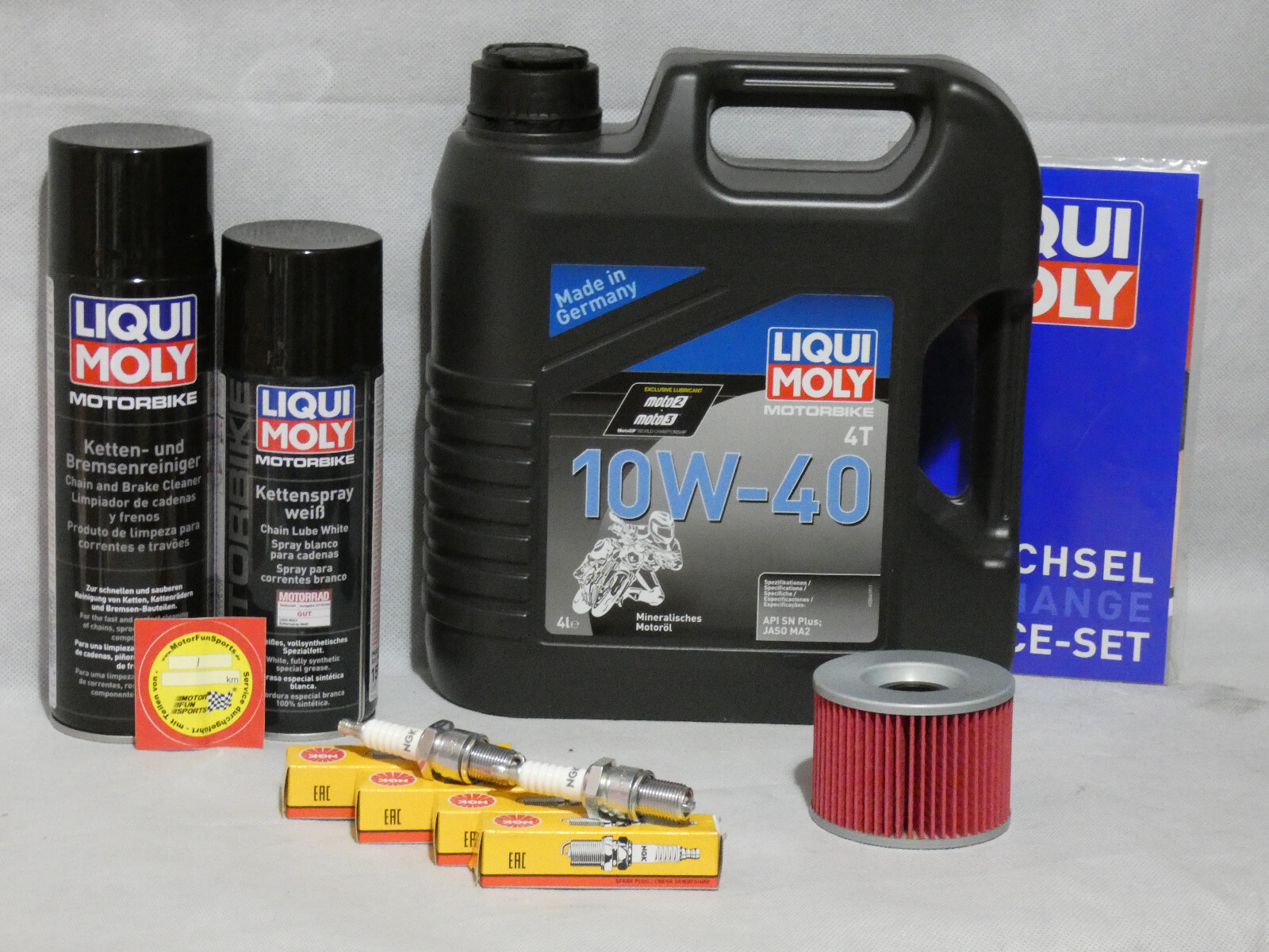 Maintenance Set Kawasaki Z 750 L 1981-1984 Oil Filter Spark Plug Service