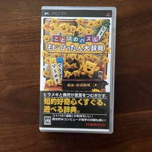 Playstation Portable Word Puzzle Magepidan Dictionary Bandai Namco Entertainment Ebay