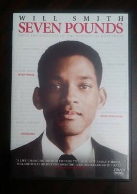 Seven Pounds DVD Will Smith, Rosario Dawson, Woody Harrelson USED Fast Shipping