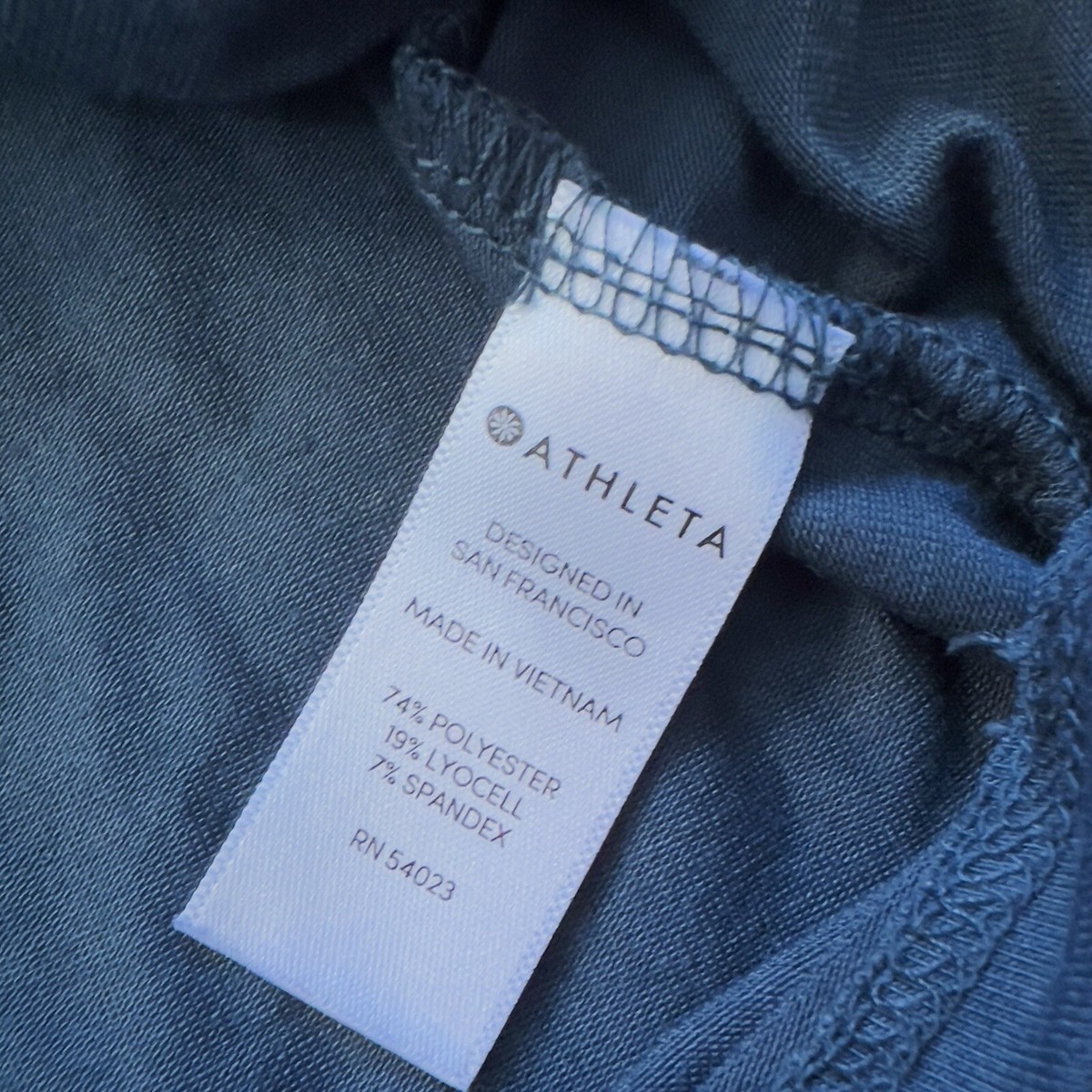 Athleta Tank Top Size XS Essence Tie Back Dark Jade Green View 6