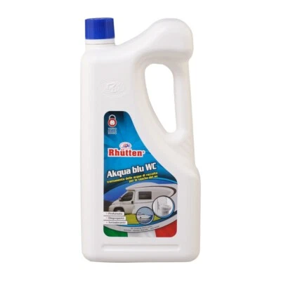 Disgregante WC Camper Barca roulotte RHUTTEN Liquido chimico per Akqua Blu 2 Lt.