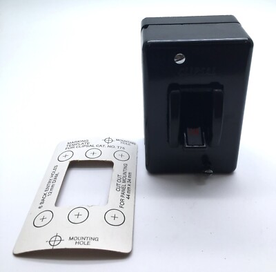 Clipsal T75-BK Triple Pole Main Switch Back Wiring Panel Mount 75A 440VAC