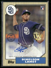 Dinelson Lamet 2017 Topps Update 1987 Topps RC Auto