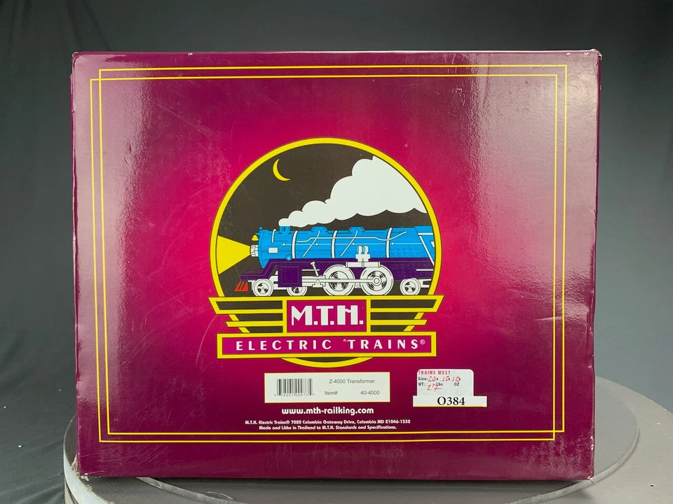 O Gauge MTH Premier Z-4000 Transformer O384 - Image 2 of 4