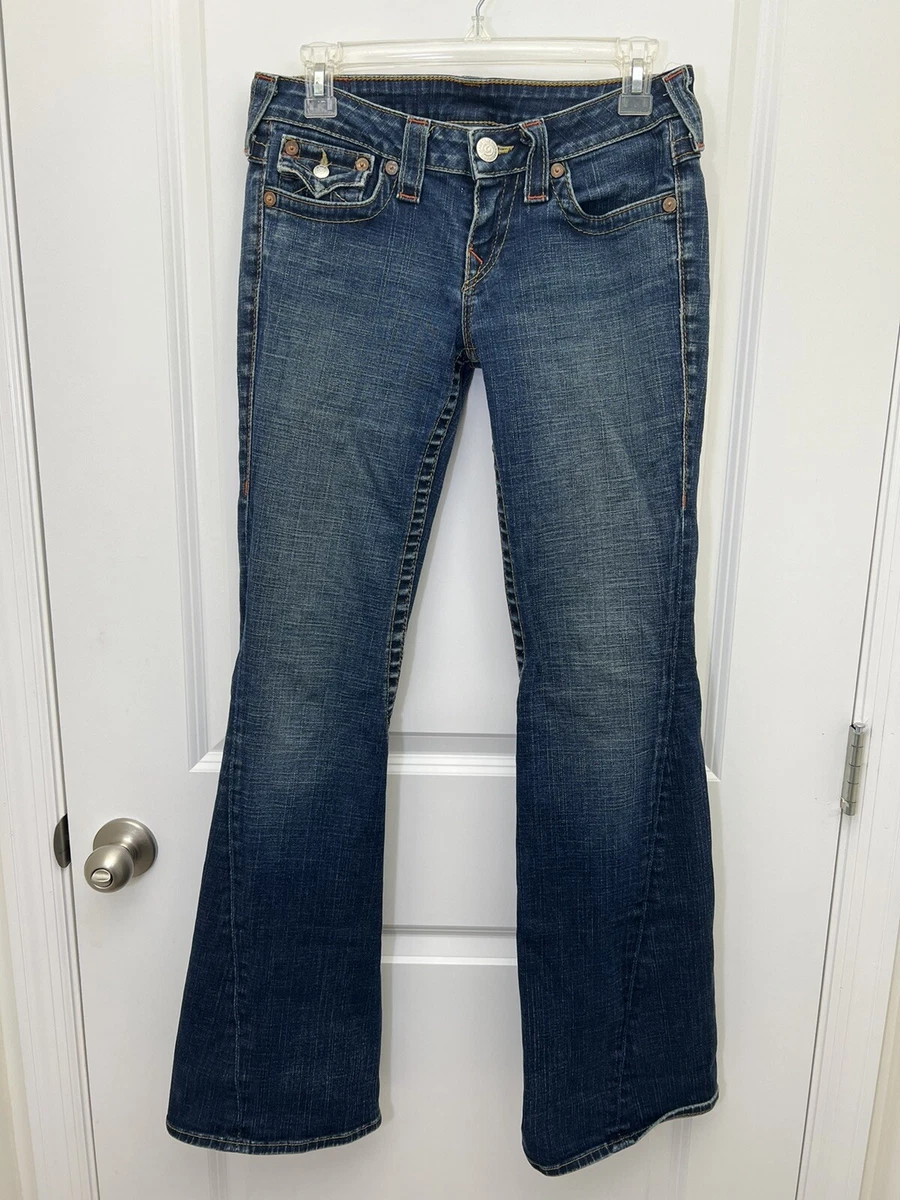 True Religion Joey 28 Flare World Tour Fashion for the Senses Jeans Womens