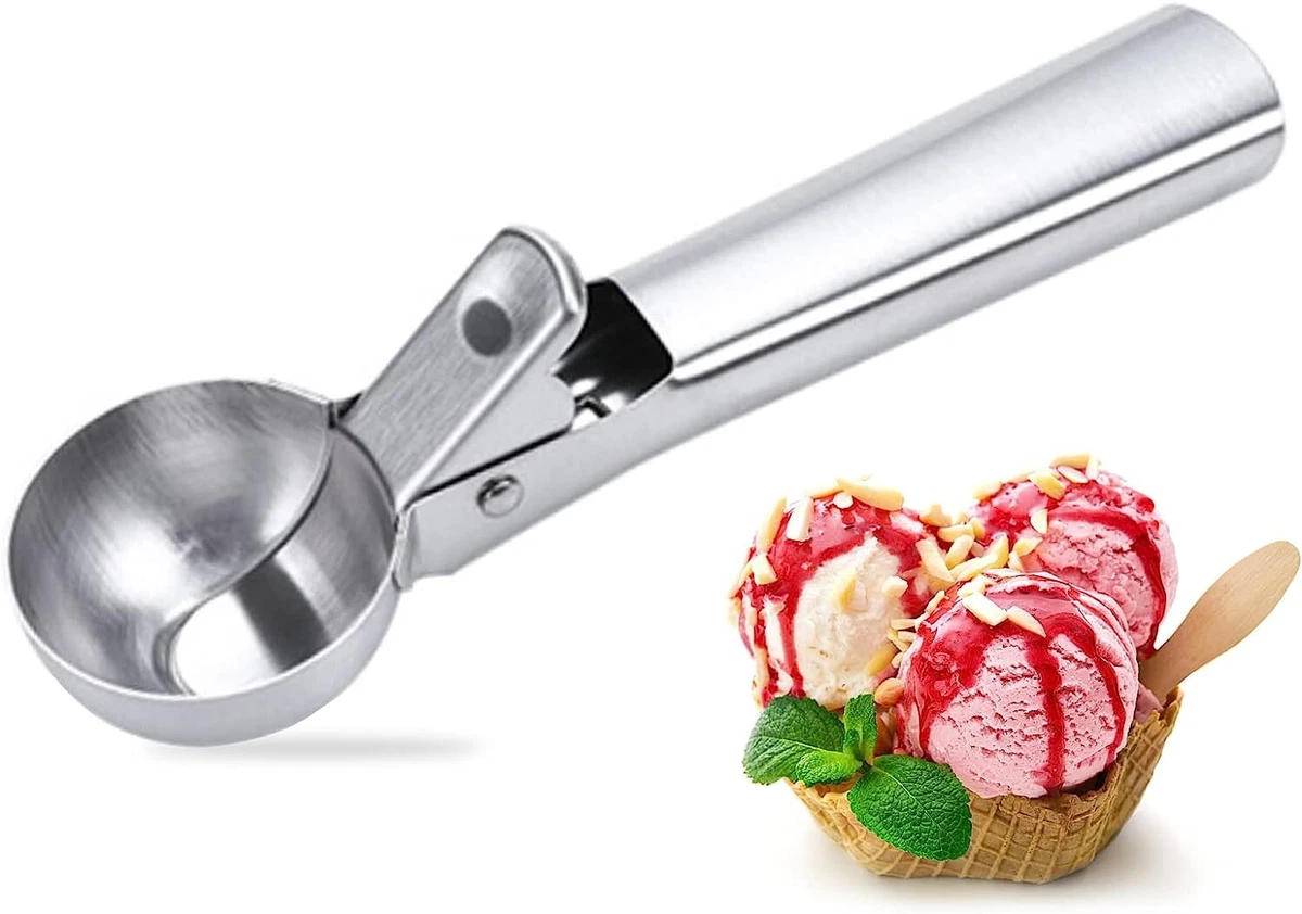 7 Inch Ice Cream Scoop - Professional Metal Ice Cream Scooper