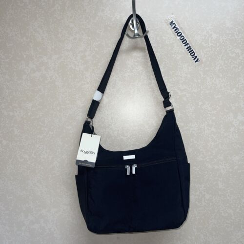 Baggallini messenger bag handbag crossbody Cargo Bag Black Color $85 - 第 1/12 張圖片