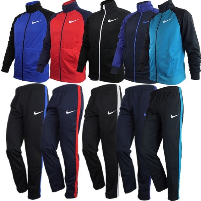 Nike RAGLAN WARM UP men's tracksuit red blue black NEW for sale