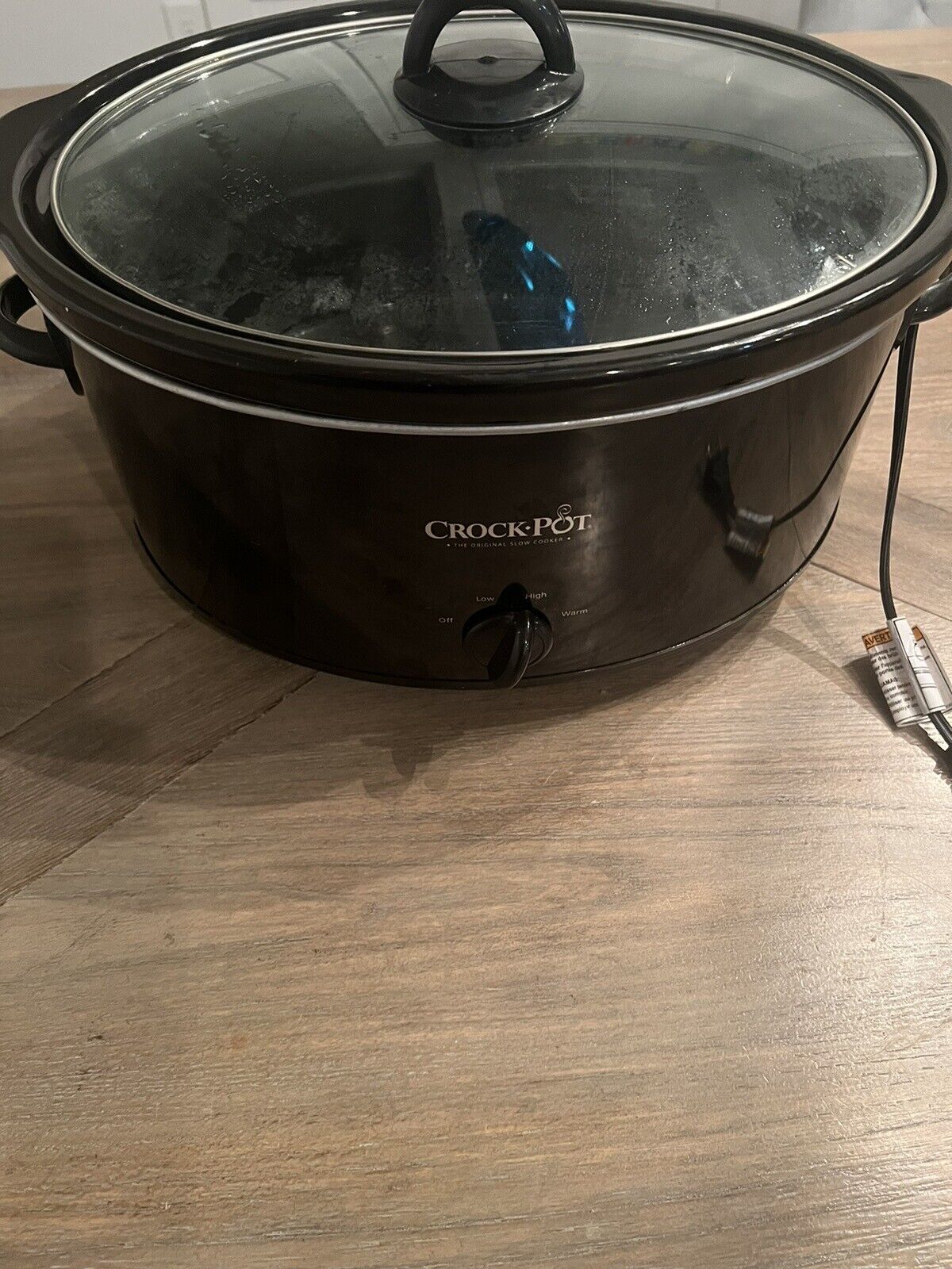 Crock-pot SCV800-B - 8-Quart Oval Manual Slow Cooker - Black