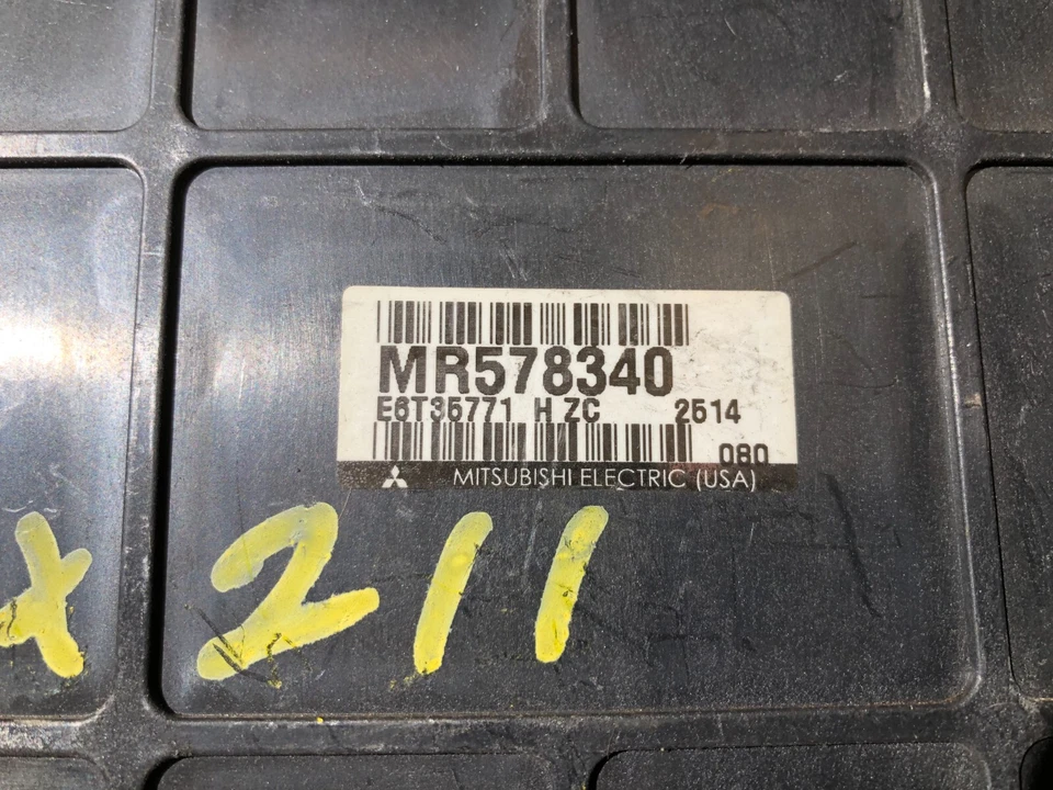 2003 STRATUS CHRYSLER SEBRING Computer Brain Engine Control ECU ECM EBX MR578340 - Image 2 of 4