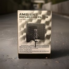 Portable Vocal Booth Ambient Reflection Filter, Foldable, Black, brand new inbox