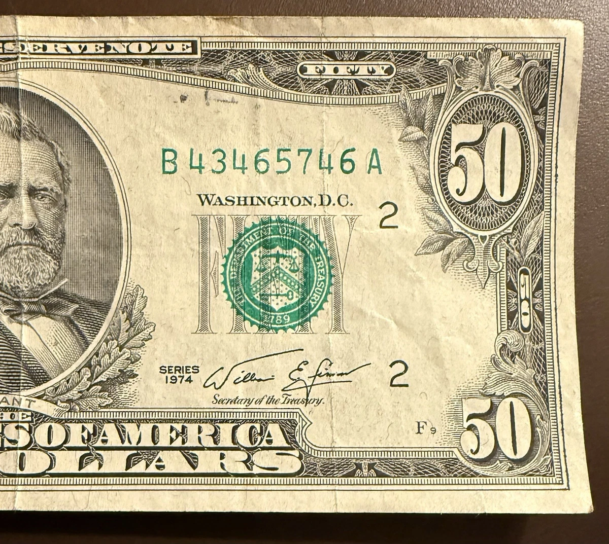 $50 1974 US Small Size Paper Money Notes for sale | eBay