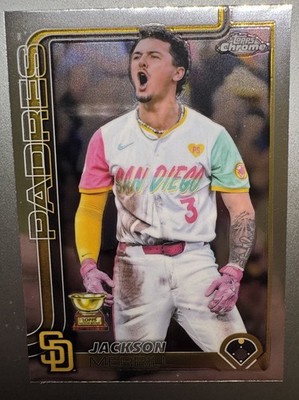 2025 Topps Chrome Jackson Merrill #61 Padres | eBay