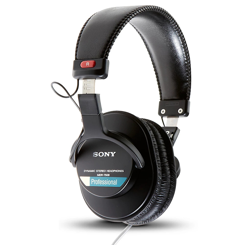 Sony MDR-7506 Headphones Studio Headphones MDR7506 Over-Ear Black Leatherette 40 18490₽