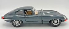 Bburago Jaguar E-type 1961 Gray Opening Hood Doors Hatch Made Italy Loose 118