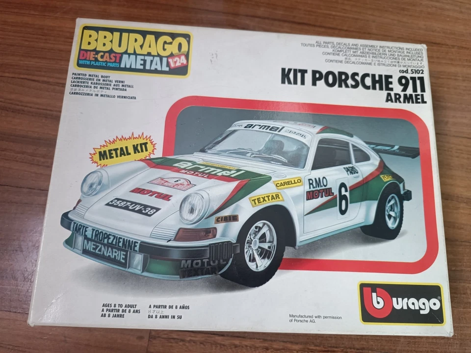 # BBURAGO# 1/24 METAL KIT PORSCHE 911 ARMEL - Immagine 2 di 4