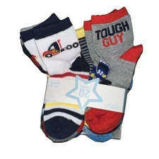 20 Pack Capelli New York Toddler Socks 12-24 Months