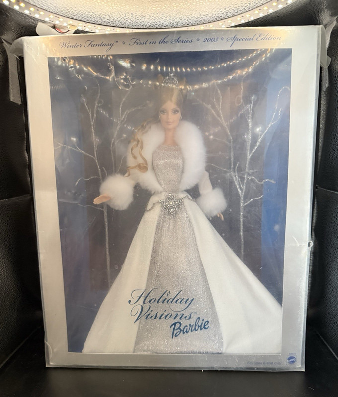 Mattel Holiday Visions Barbie Winter Fantasy 2003 Special Edition 12" Doll NIB