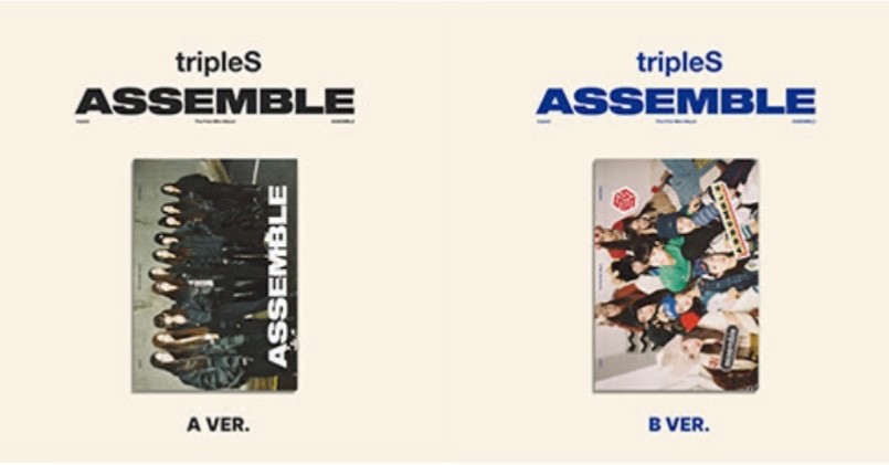 TripleS - Assemble 1st Mini Album A ver. /B ver. New Sealed CD+