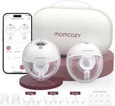 Momcozy M5 Smart APP Controlled Wearable Breast Pump, 3 Modes 9 Suction Levels