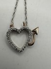 Sterling Silver 925 Necklace & Sterling Silver Devil Heart Pendant. 2.89 Gram — photo 3