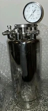APC 5 Gal. UM Certified Pharma Grade Pressure Vessel B541-0031-00 w/Attachments